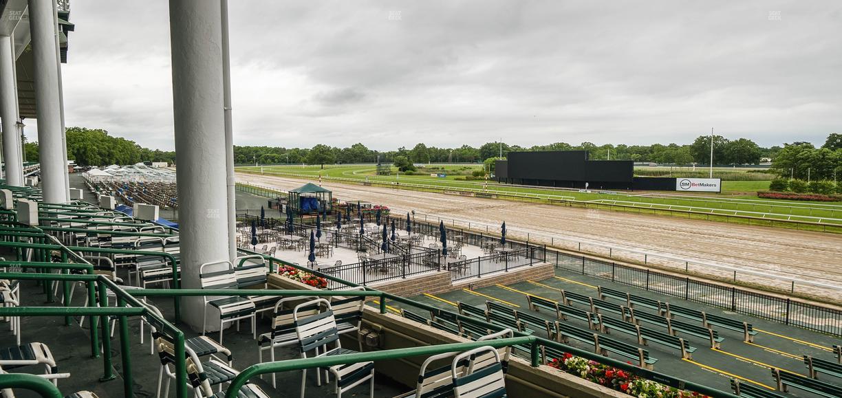 Monmouth Park - Section Clubhouse Box 24 Seat View