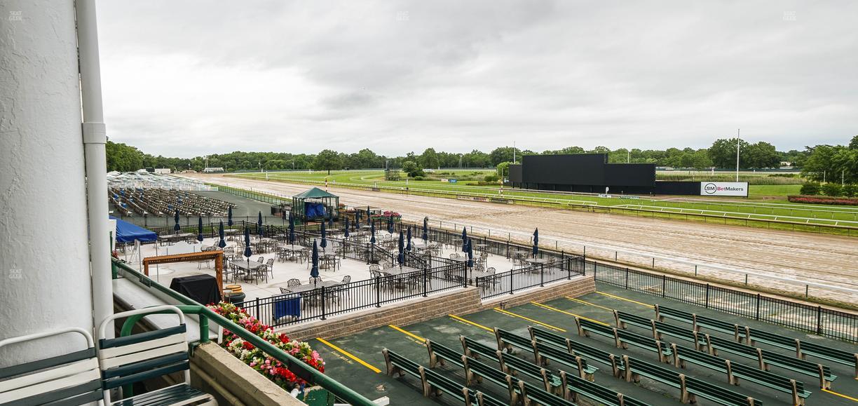 Monmouth Park - Section Clubhouse Box 26 Seat View