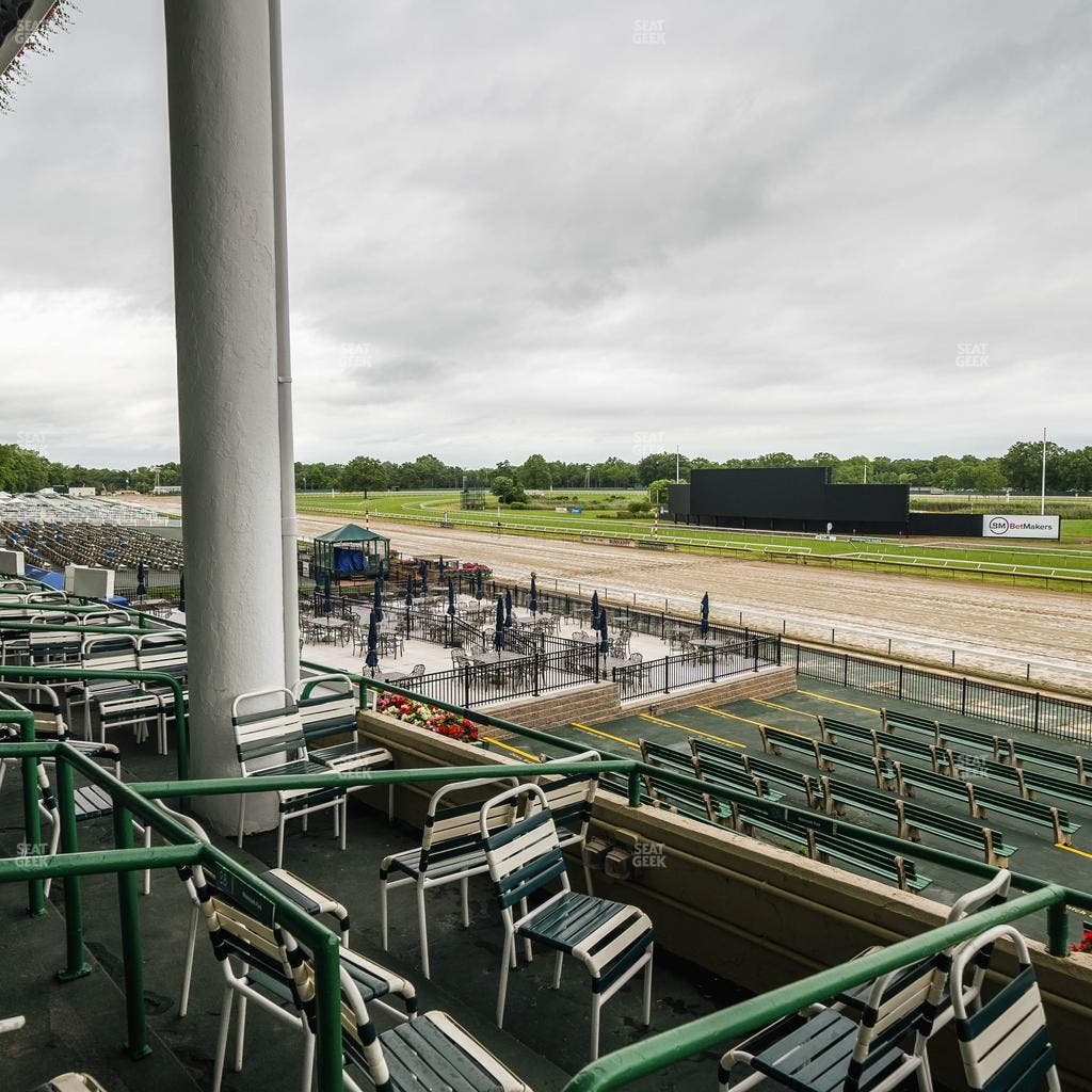 Monmouth Park - Section Clubhouse Box 27 Seat View