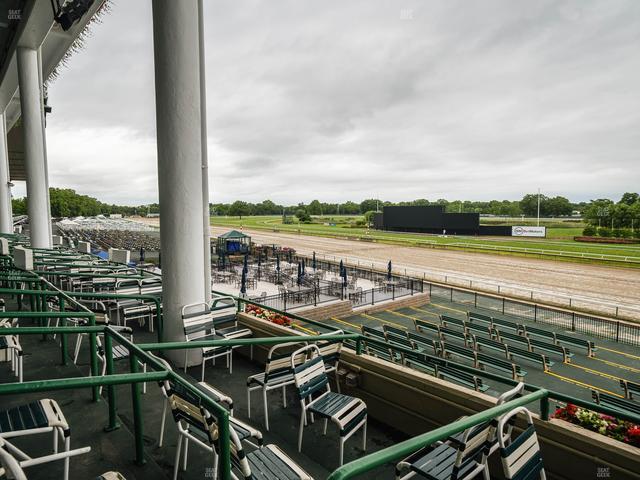 Monmouth Park - Section Clubhouse Box 27 Seat View