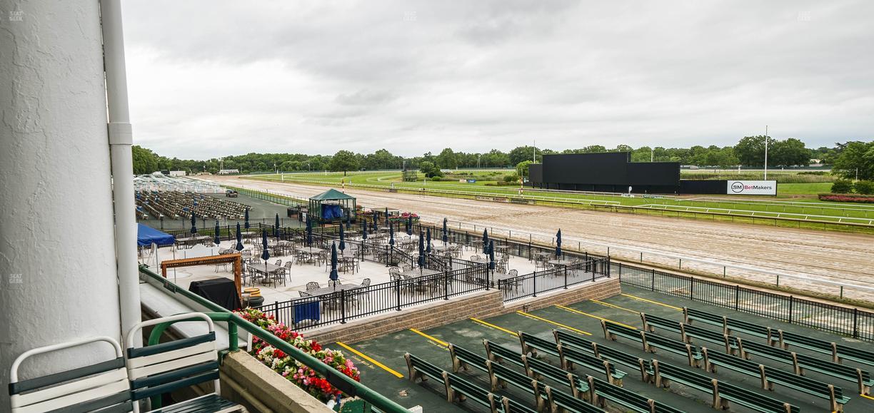 Monmouth Park - Section Clubhouse Box 29 Seat View