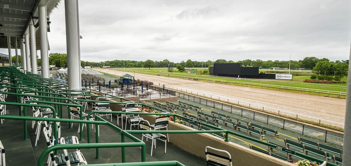 Monmouth Park - Section Clubhouse Box 3 Seat View