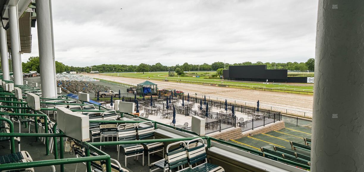 Monmouth Park - Section Clubhouse Box 31 Seat View