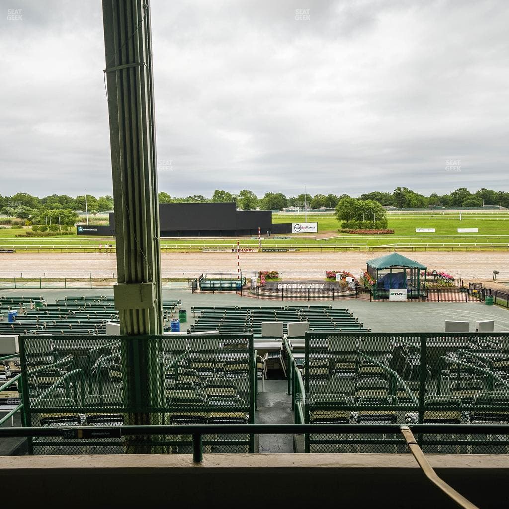 Monmouth Park - Section Clubhouse Box 356 Seat View