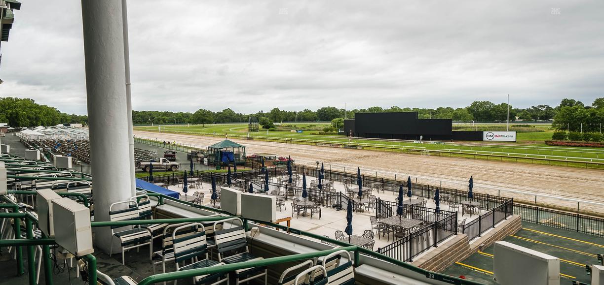 Monmouth Park - Section Clubhouse Box 38 Seat View