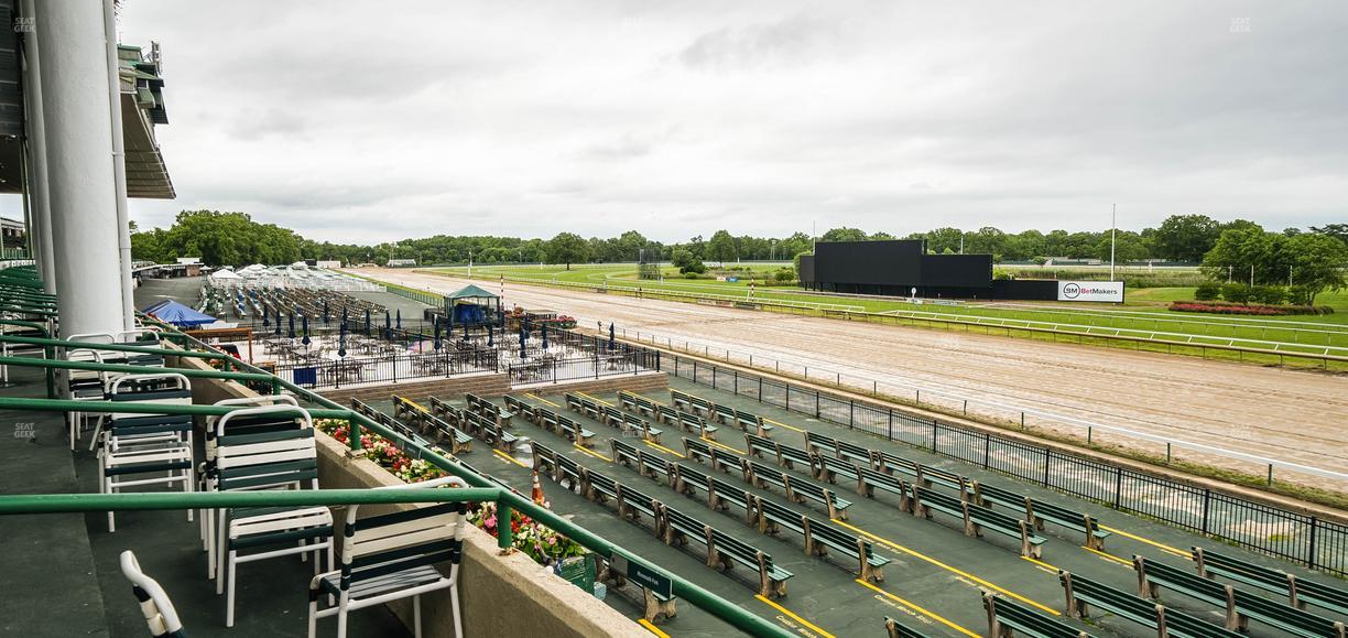Monmouth Park - Section Clubhouse Box 4 Seat View