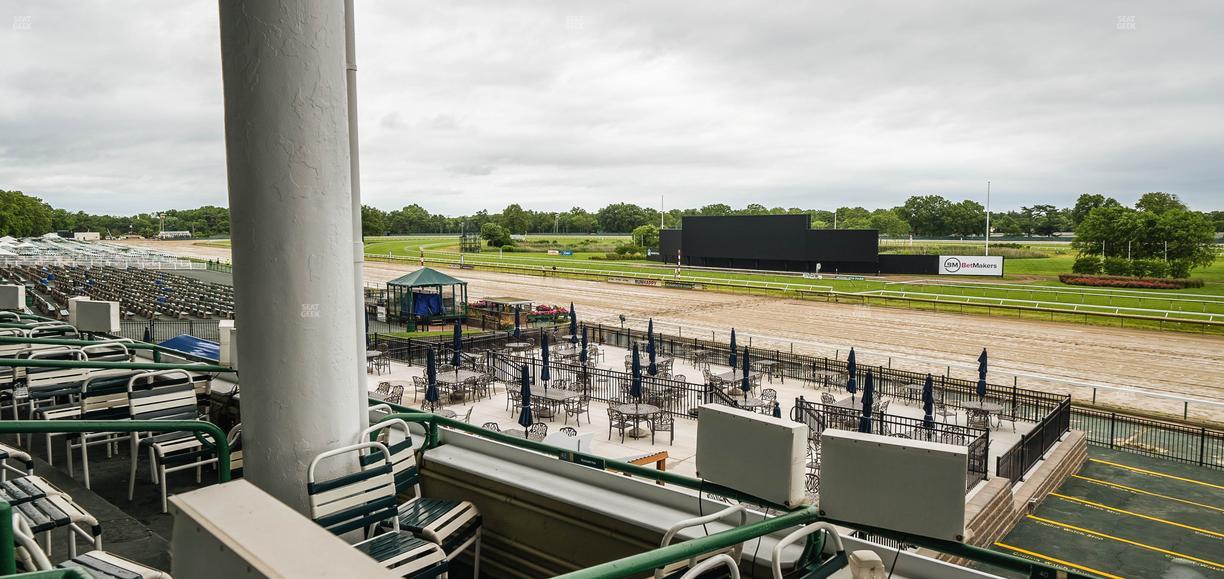 Monmouth Park - Section Clubhouse Box 42 Seat View