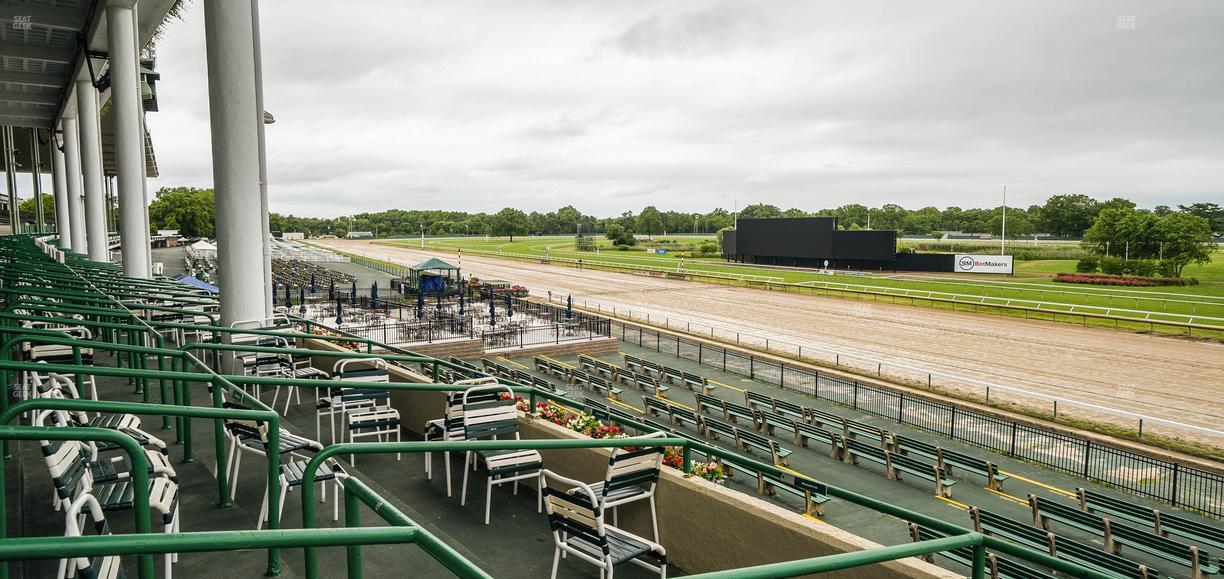 Monmouth Park - Section Clubhouse Box 5 Seat View