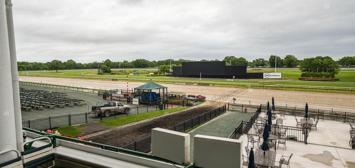 Monmouth Park - Section Clubhouse Box 70 Seat View