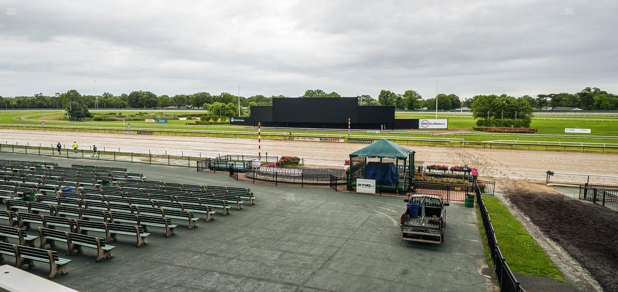 Monmouth Park - Section Clubhouse Box 96 Seat View