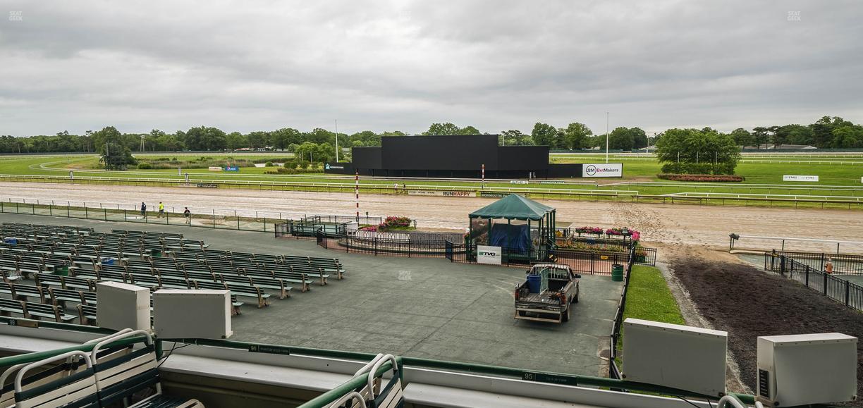 Monmouth Park - Section Clubhouse Box 97 Seat View