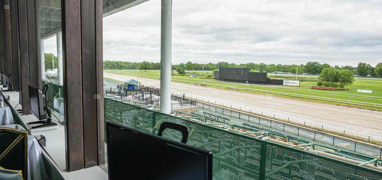Monmouth Park - Section Dining Club Table 1 Seat View