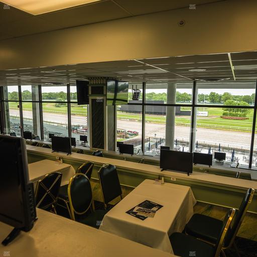 Monmouth Park - Section Dining Club Table 100 Seat View