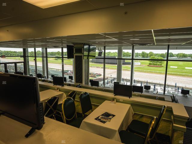 Monmouth Park - Section Dining Club Table 100 Seat View