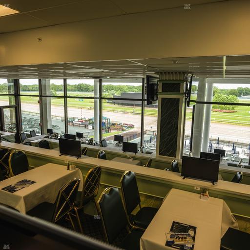 Monmouth Park - Section Dining Club Table 101 Seat View