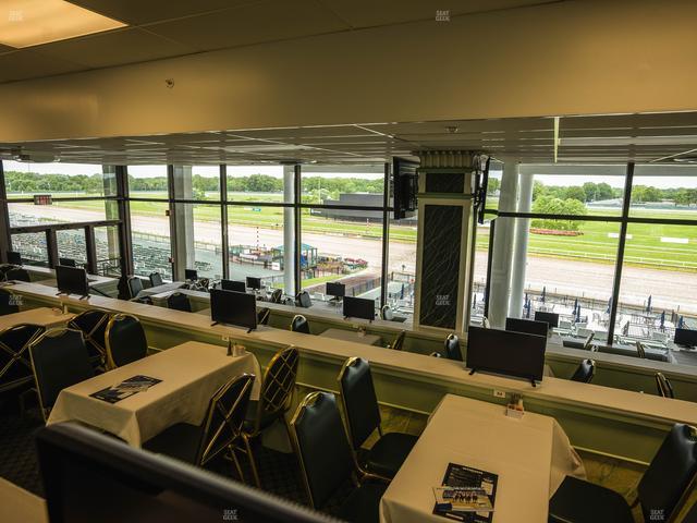 Monmouth Park - Section Dining Club Table 101 Seat View
