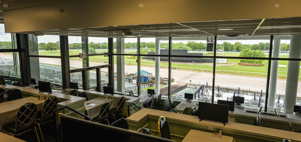 Monmouth Park - Section Dining Club Table 103 Seat View