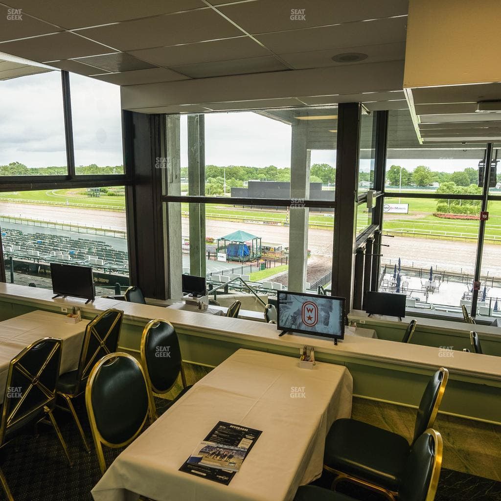 Monmouth Park - Section Dining Club Table 104 Seat View