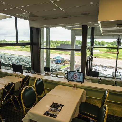 Monmouth Park - Section Dining Club Table 104 Seat View
