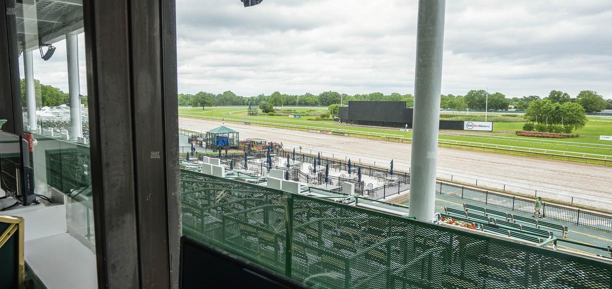 Monmouth Park - Section Dining Club Table 11 Seat View