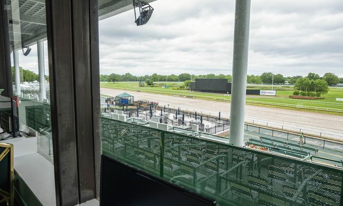 Monmouth Park - Section Dining Club Table 11 Seat View