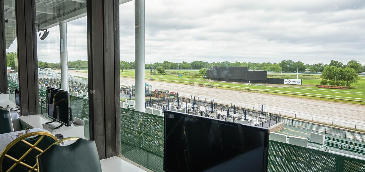 Monmouth Park - Section Dining Club Table 13 Seat View
