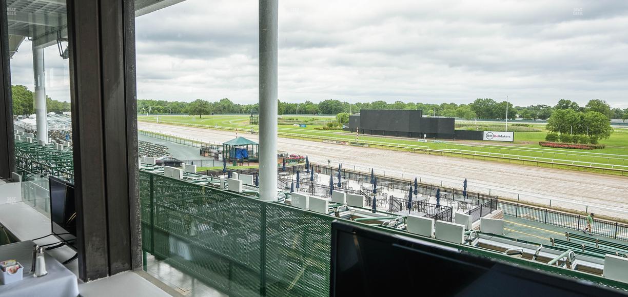 Monmouth Park - Section Dining Club Table 14 Seat View