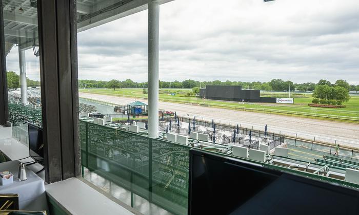 Monmouth Park - Section Dining Club Table 14 Seat View