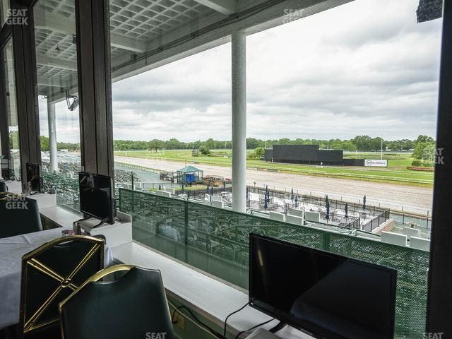 Monmouth Park - Section Dining Club Table 15 Seat View