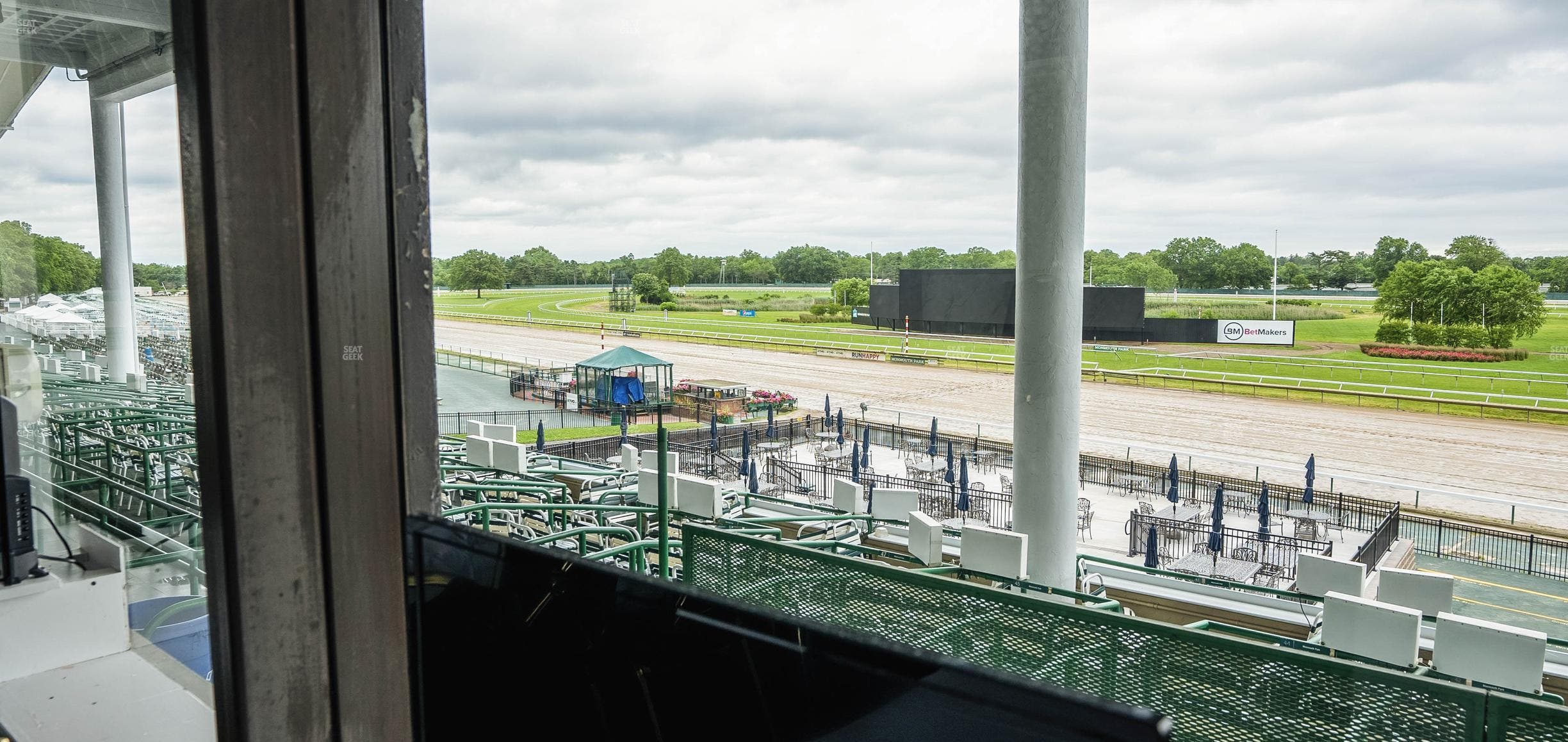 Monmouth Park - Section Dining Club Table 17 Seat View