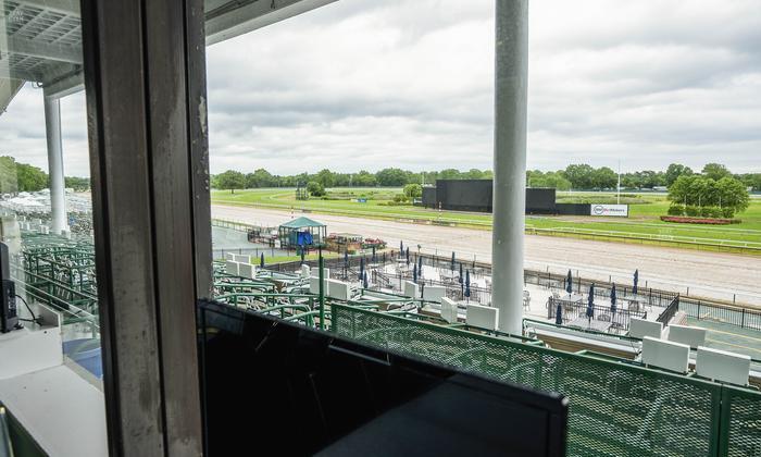 Monmouth Park - Section Dining Club Table 17 Seat View