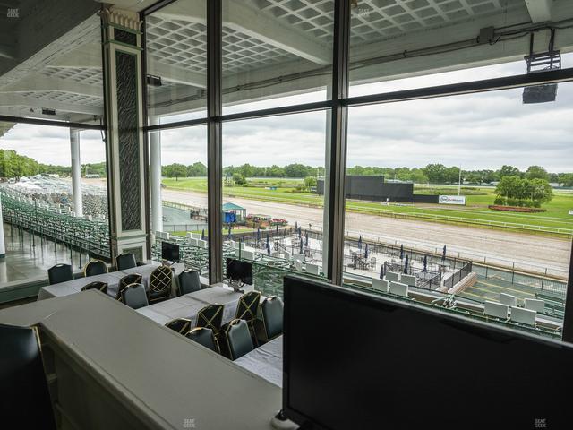 Monmouth Park - Section Dining Club Table 19 Seat View