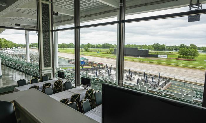 Monmouth Park - Section Dining Club Table 19 Seat View