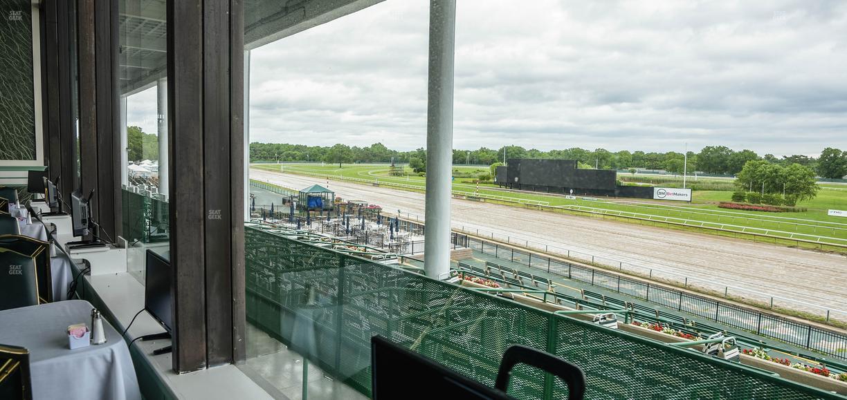Monmouth Park - Section Dining Club Table 2 Seat View