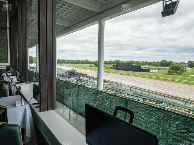 Monmouth Park - Section Dining Club Table 2 Seat View