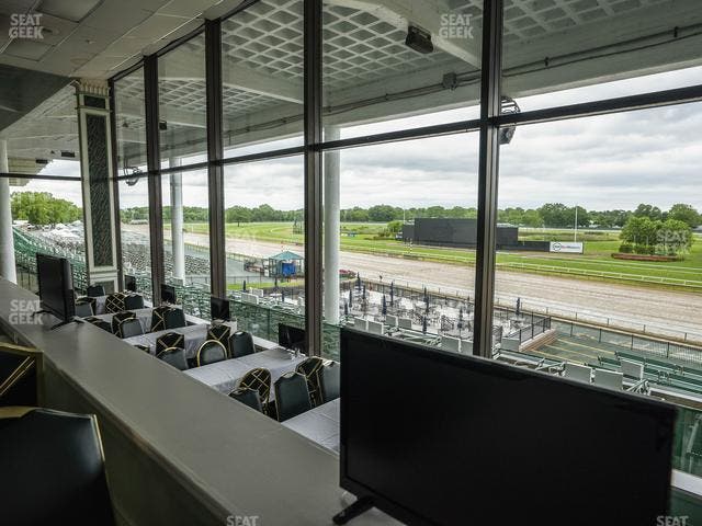 Monmouth Park - Section Dining Club Table 21 Seat View