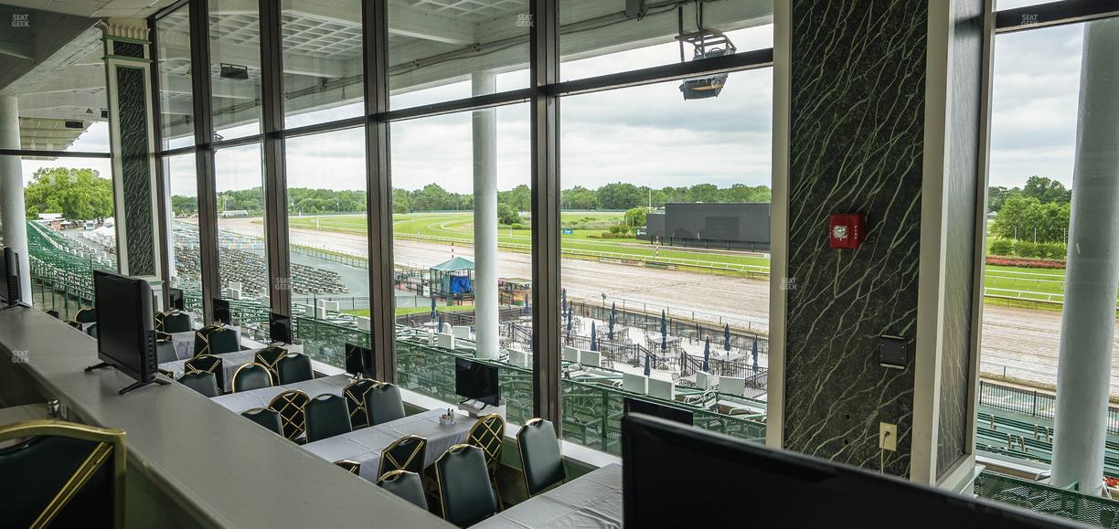 Monmouth Park - Section Dining Club Table 22 Seat View