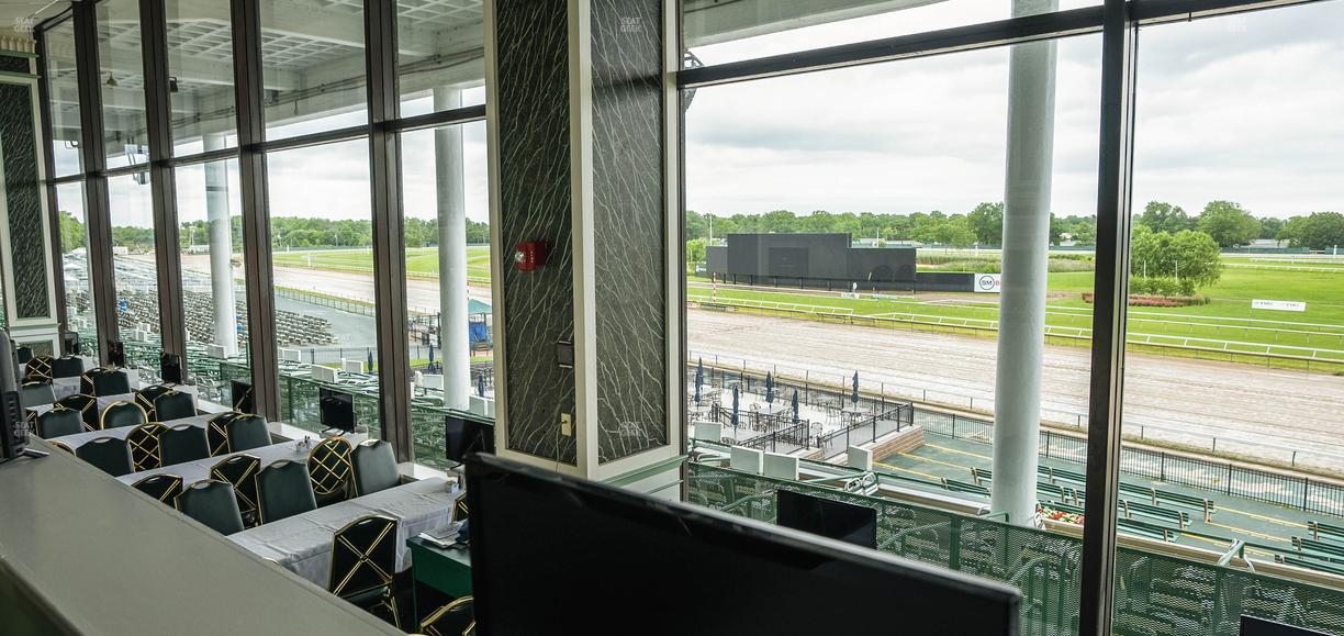 Monmouth Park - Section Dining Club Table 23 Seat View