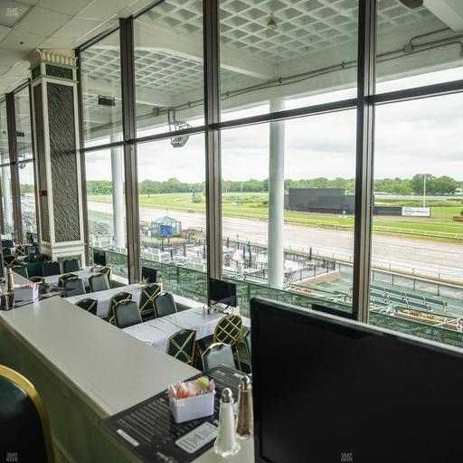 Monmouth Park - Section Dining Club Table 25 Seat View