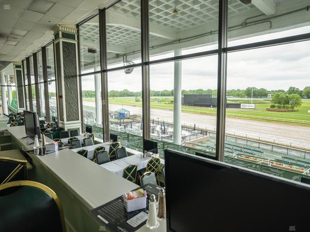 Monmouth Park - Section Dining Club Table 25 Seat View