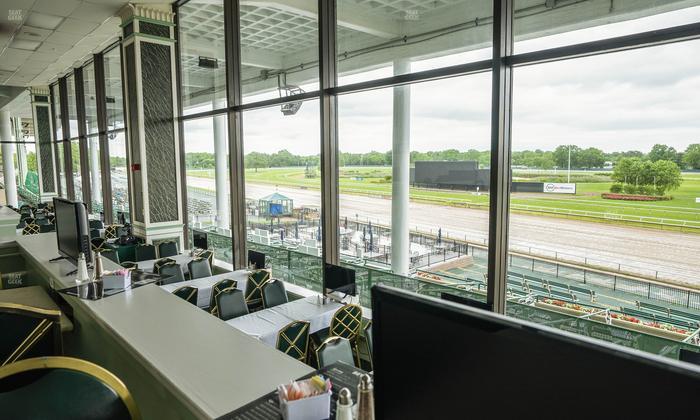 Monmouth Park - Section Dining Club Table 25 Seat View