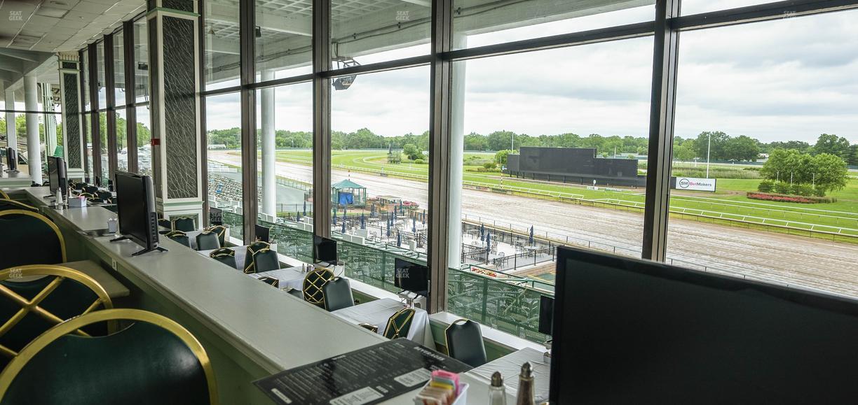 Monmouth Park - Section Dining Club Table 26 Seat View