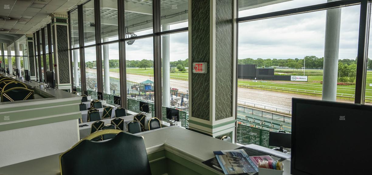 Monmouth Park - Section Dining Club Table 27 Seat View