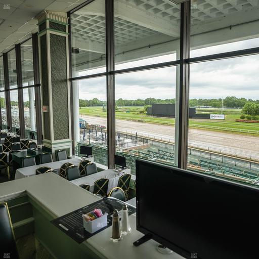 Monmouth Park - Section Dining Club Table 28 Seat View