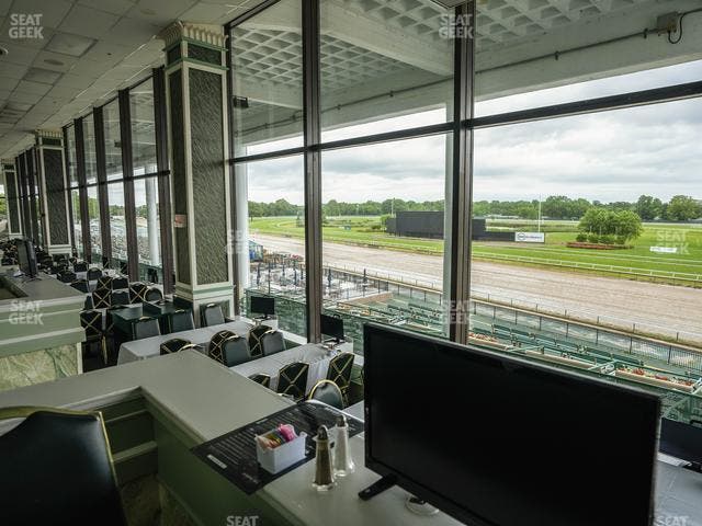 Monmouth Park - Section Dining Club Table 28 Seat View