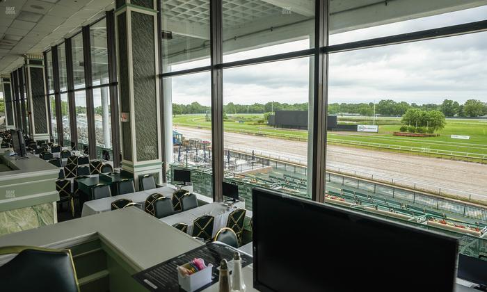 Monmouth Park - Section Dining Club Table 28 Seat View