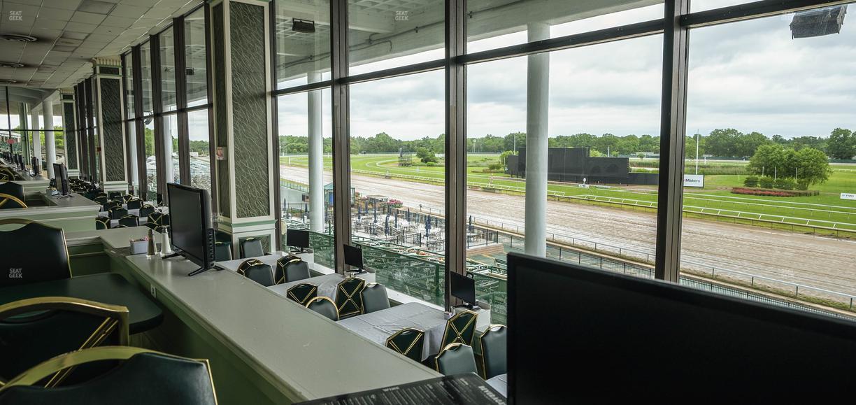Monmouth Park - Section Dining Club Table 29 Seat View