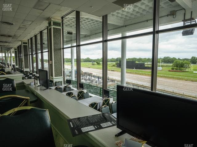 Monmouth Park - Section Dining Club Table 29 Seat View