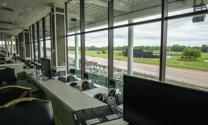 Monmouth Park - Section Dining Club Table 29 Seat View