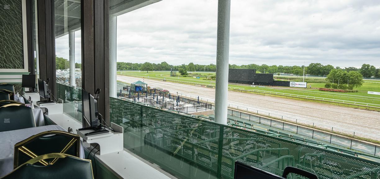 Monmouth Park - Section Dining Club Table 3 Seat View